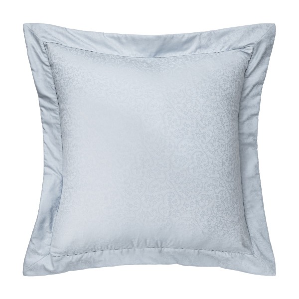 Le Jacquard Français - Taie carrée jacquard coton peigné  118 fils/cm² Portofino Lido