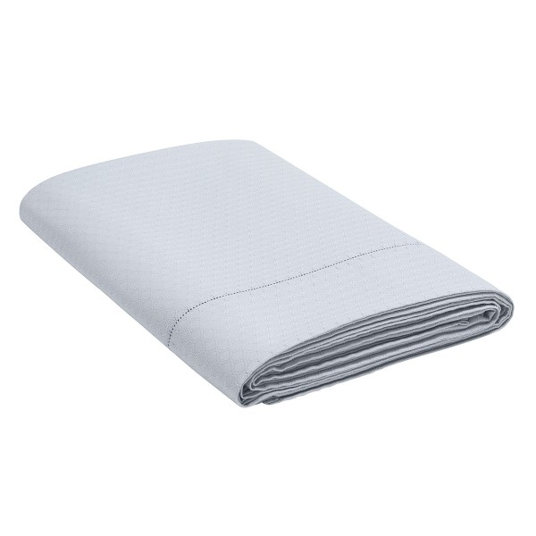Le Jacquard Français - Drap plat jacquard coton peigné  118 fils/cm² Portofino Lido