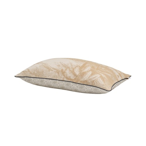 Housse de coussin coton Dune Argan 30x50, Le Jacquard Français