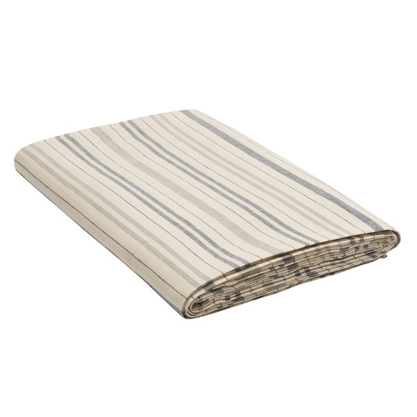 Le Jacquard Français - Drap plat coton/lin Dune Touareg