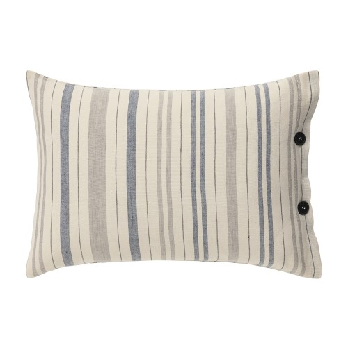 Le Jacquard Français - Taie décorative 30x41 coton/lin Dune Touareg