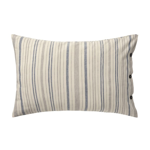 Le Jacquard Français - Taie 50x75 coton/lin Dune Touareg