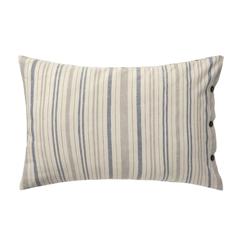Le Jacquard Français - Taie 50x75 coton/lin Dune Touareg