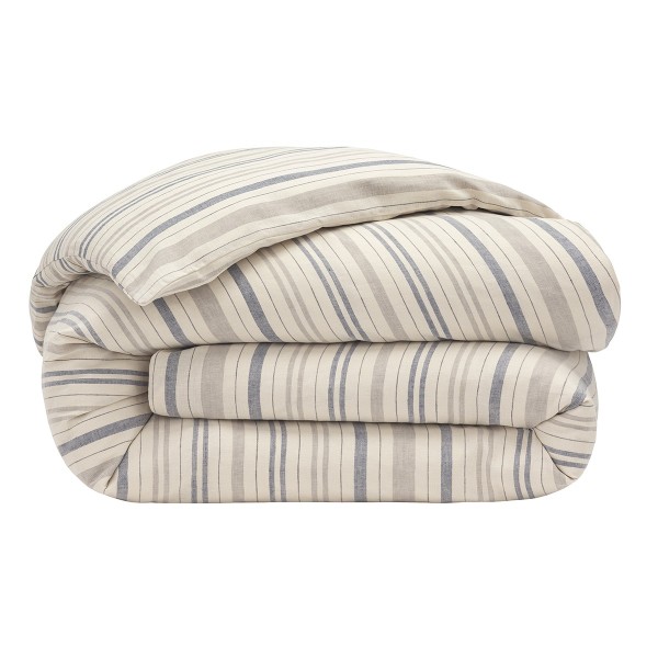 Le Jacquard Français - Housse de couette coton/lin Dune Touareg