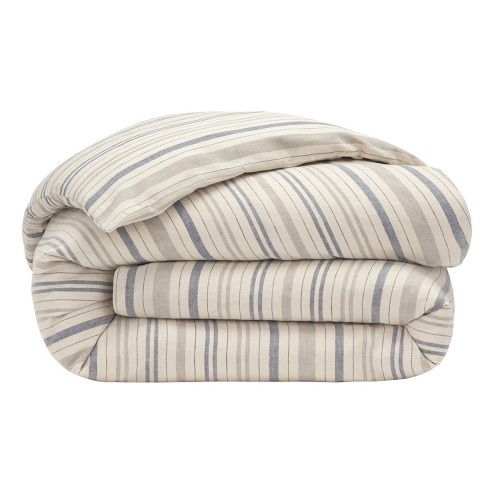 Le Jacquard Français - Housse de couette coton/lin Dune Touareg