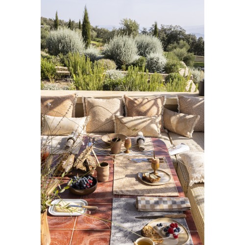 Housses de coussin coton Champêtre, Le Jacquard Français