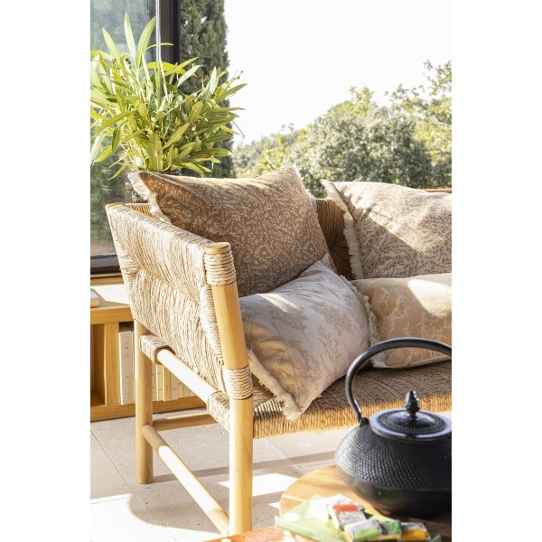 Housses de coussin coton Champêtre, Le Jacquard Français