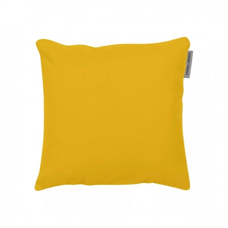 Housse de coussin unie Confettis Curry, Garnier-Thiébaut 