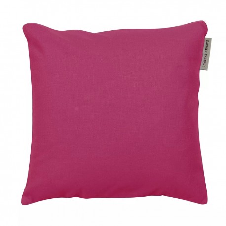 Housse de coussin unie Confettis Framboise, Garnier-Thiébaut