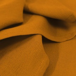 Tissu au mètre motif jacquard Bastide Ocre laize 180cm, Garnier-Thiébaut