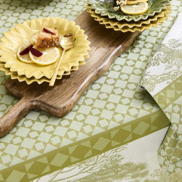 Serviettes de table coton Le Sud Vert, Garnier-Thiébaut 