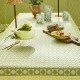 Nappe jacquard coton antitache Le Sud Vert, Garnier-Thiébaut 