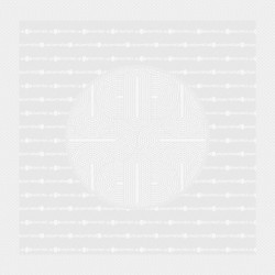 Serviettes de table coton Le Cercle Blanc, Garnier-Thiébaut 