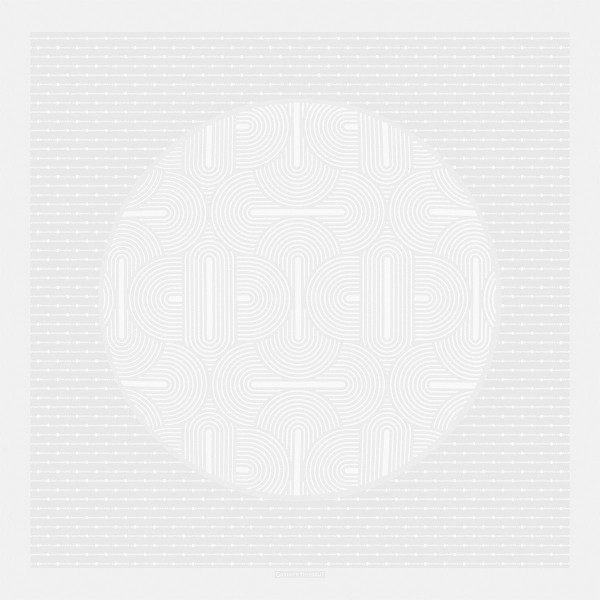 Nappe anti tache coton jacquard Le Cercle Blanc, Garnier-Thiébaut