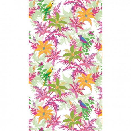 Serviette de plage, fouta Paradisio Rosa, Garnier-Thiébaut