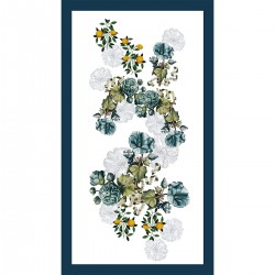 Serviette de plage, fouta Giardino Marine, Garnier-Thiébaut