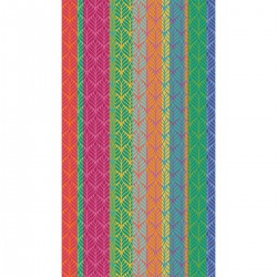 Drap de plage velours jacquard Feuillage Pop, Garnier-Thiébaut