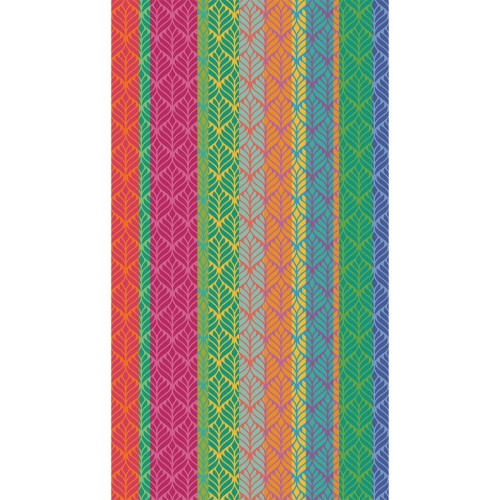 Drap de plage velours jacquard Feuillage Pop, Garnier-Thiébaut