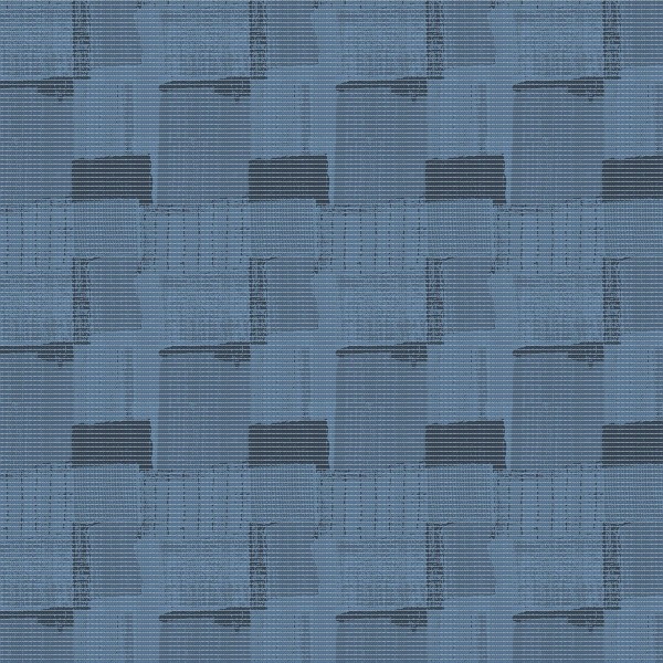 Nappe voile de jacquard coton peigné lavé Denim Indigo, Garnier-Thiébaut