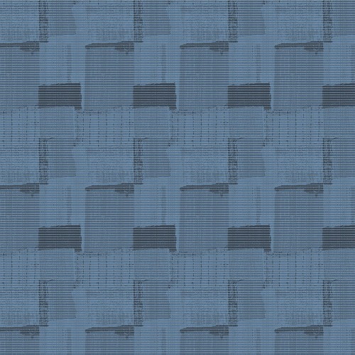 Nappe voile de jacquard coton peigné lavé Denim Indigo, Garnier-Thiébaut