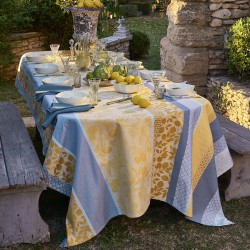 Nappes enduites Mille Citrons Provence, Garnier-Thiébaut