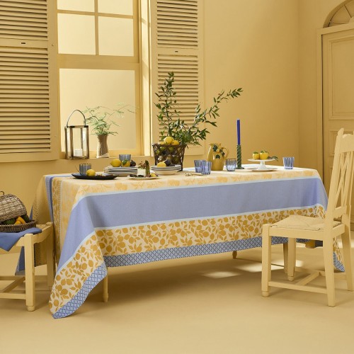 Nappes sur mesure Mille Citrons Provence laize 185cm, Garnier-Thiébaut