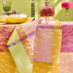 Serviettes de table coton jacquard Mille Sources Berlingot, Garnier-Thiebaut 