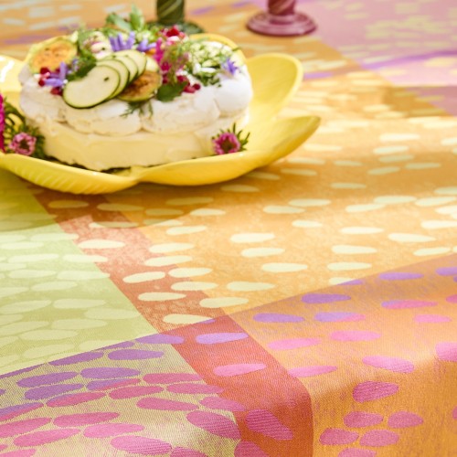 Nappes sur mesure coton Mille Sources Berlingot, laize 185cm, Garnier-Thiébaut