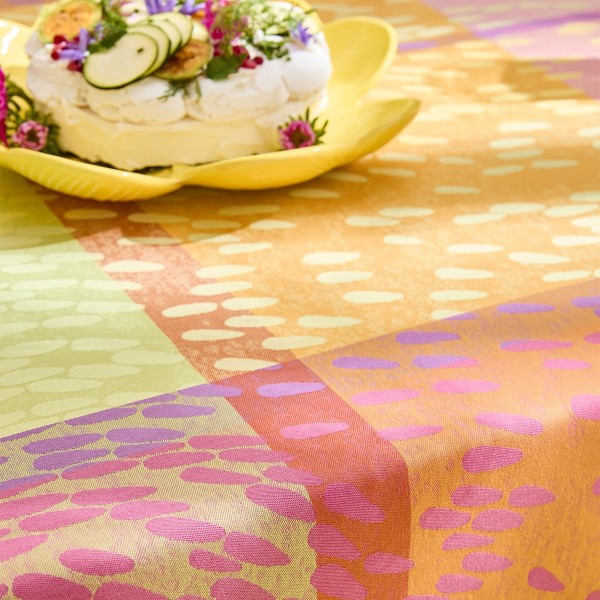 Nappe enduite sur mesure Mille Sources Berlingot, laize 180cm, Garnier-Thiébaut
