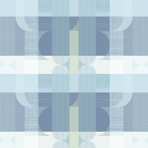 Tissu sur mesure Mille Textures Bleu laize 185cm, Garnier-Thiébaut