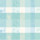 Nappe enduite sur mesure Mille Iris d'eau Aqua laize 180cm, Garnier-Thiébaut