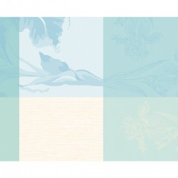 Sets de table enduits Mille Iris d'eau Aqua, Garnier-Thiébaut 