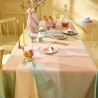 Nappe enduite sur mesure Mille Empreintes Pastel, laize 155cm, Garnier-Thiébaut