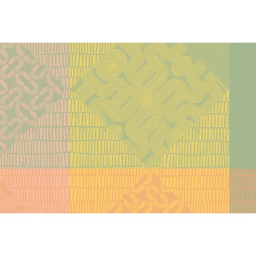 Sets de table enduits Mille Empreintes Pastel, Garnier-Thiébaut 