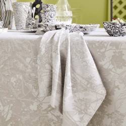 Serviettes de table Mille Esprit jardins Chanvre, Garnier-Thiébaut (par 4)