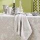 Nappe coton jacquard Mille Esprit jardins Chanvre, Garnier-Thiébaut