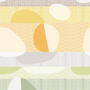 Serviettes de table coton jacquard Mille Galets Terre cuite, Garnier-Thiébaut  2