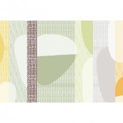 Sets de table enduits Mille Galets Terre cuite, Garnier-Thiébaut 