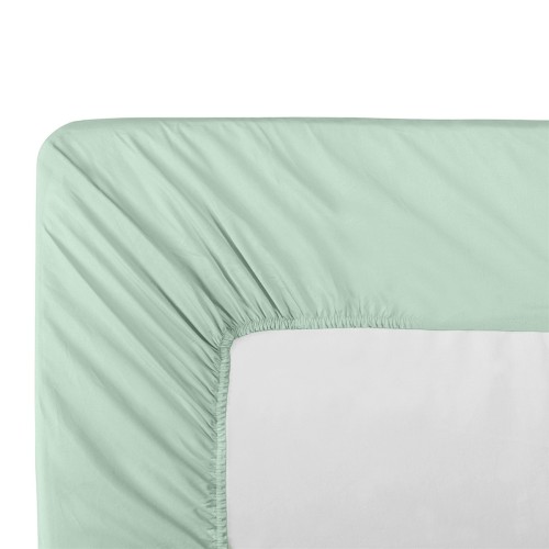Garnier-Thiébaut - Drap housse uni en percale de coton 80 fils/cm² La percale française Givre