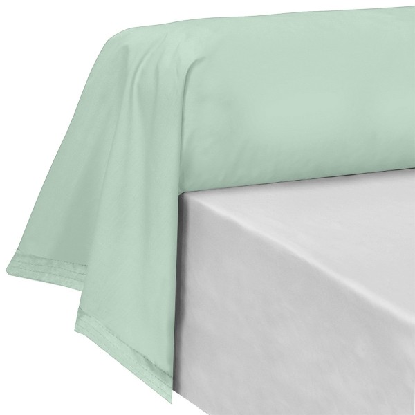 Garnier-Thiébaut - Tissu uni en percale de coton 80 fils/cm² La percale française Givre- Laize 288cm