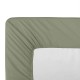Garnier-Thiébaut - Drap housse uni en percale de coton 80 fils/cm² La percale française Verde