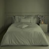Garnier-Thiébaut - Housse de couette unie en percale de coton 80 fils/cm² La percale française Verde