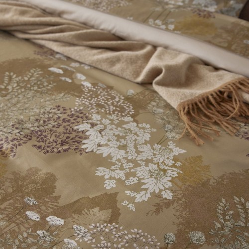 Lande, Housse de couette imprimée en satin de coton Bio 120 fils/cm² - Alexandre Turpault