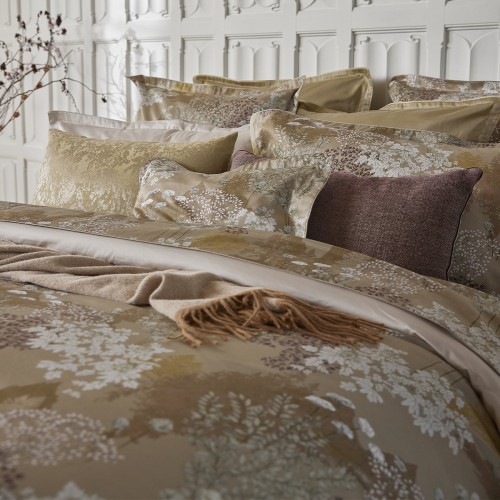 Lande, Housse de couette imprimée en satin de coton Bio 120 fils/cm² - Alexandre Turpault