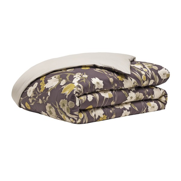 Closerie, Housse de couette imprimée en satin de coton Bio 120 fils/cm² - Alexandre Turpault
