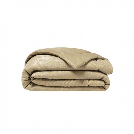 Courtepointe/ Bout de lit jacquard Lin & Soie Désert 140x240, Alexandre Turpault