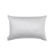 Coussin Lin & Soie Argent 40x60, Alexandre Turpault