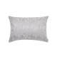 Housse de coussin jacquard Lin & Soie Argent, Alexandre Turpault