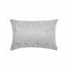 Housse de coussin jacquard Lin & Soie Argent 40x60cm, Alexandre Turpault