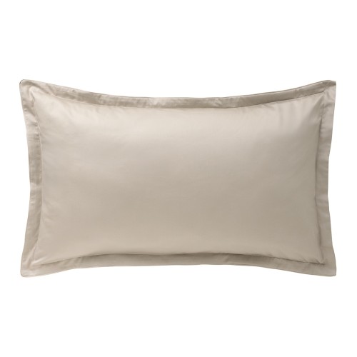 Vivienne Gingembre, Taie rectangle en satin de coton Bio 120 fils/cm² - Alexandre Turpault -Dos